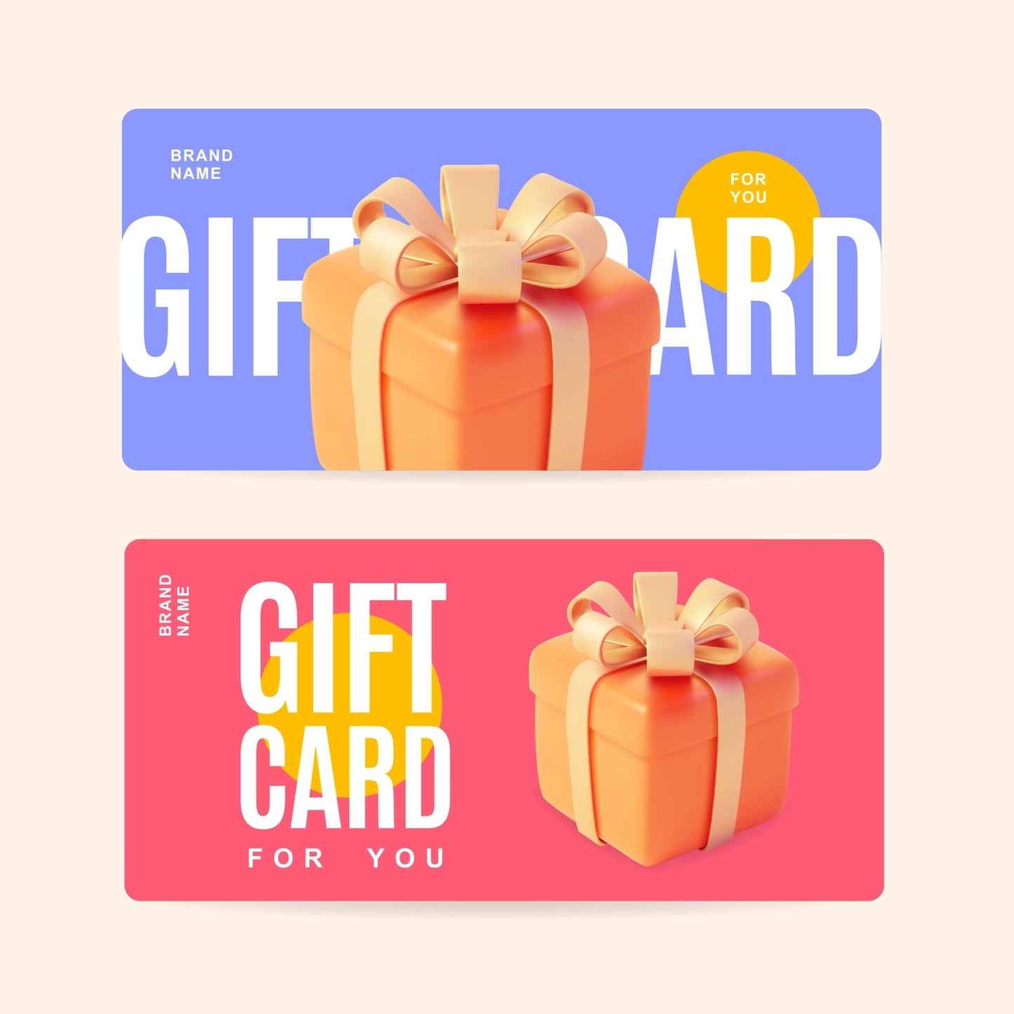 Carte cadeau électronique