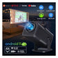 HY320 Mini Portable Projector, Mini Projector 4K, 300 ANSI Smart Projector