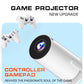 Controller Game HY300 Projector 4K Native 1080P Android 11 300ANSI Wifi6 BT5.0