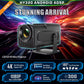 HY320 Mini Portable Projector, Mini Projector 4K, 300 ANSI Smart Projector